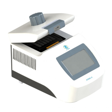 DNA polimerase em máquina de PCR para laboratório usando teste